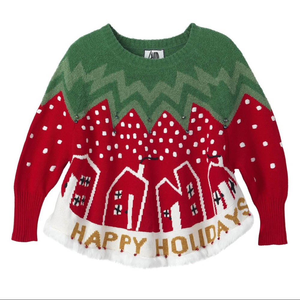 Whoopi Goldberg Ugly Christmas party sweater